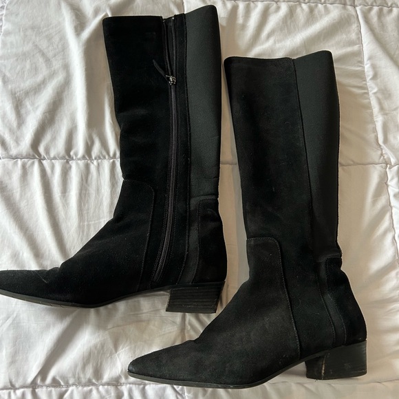 Aquatalia Black Heeled Boots - Picture 2 of 3